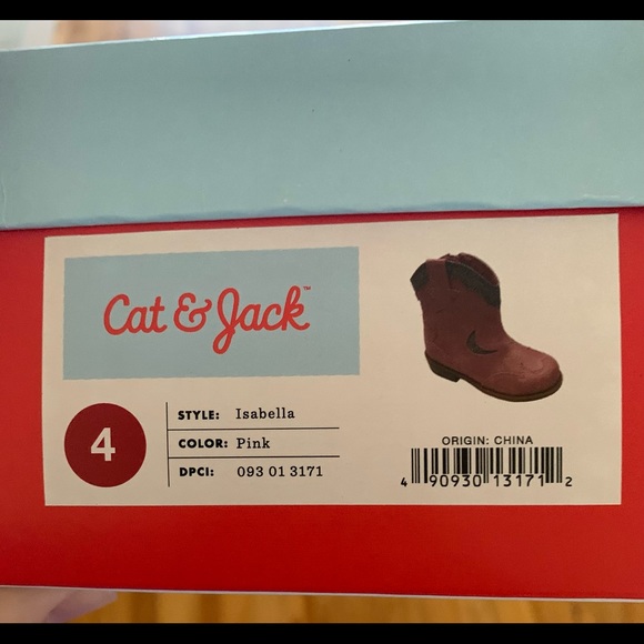 Lil pink baby cowgirl boots 🤠 Cat & Jack - Picture 7 of 10
